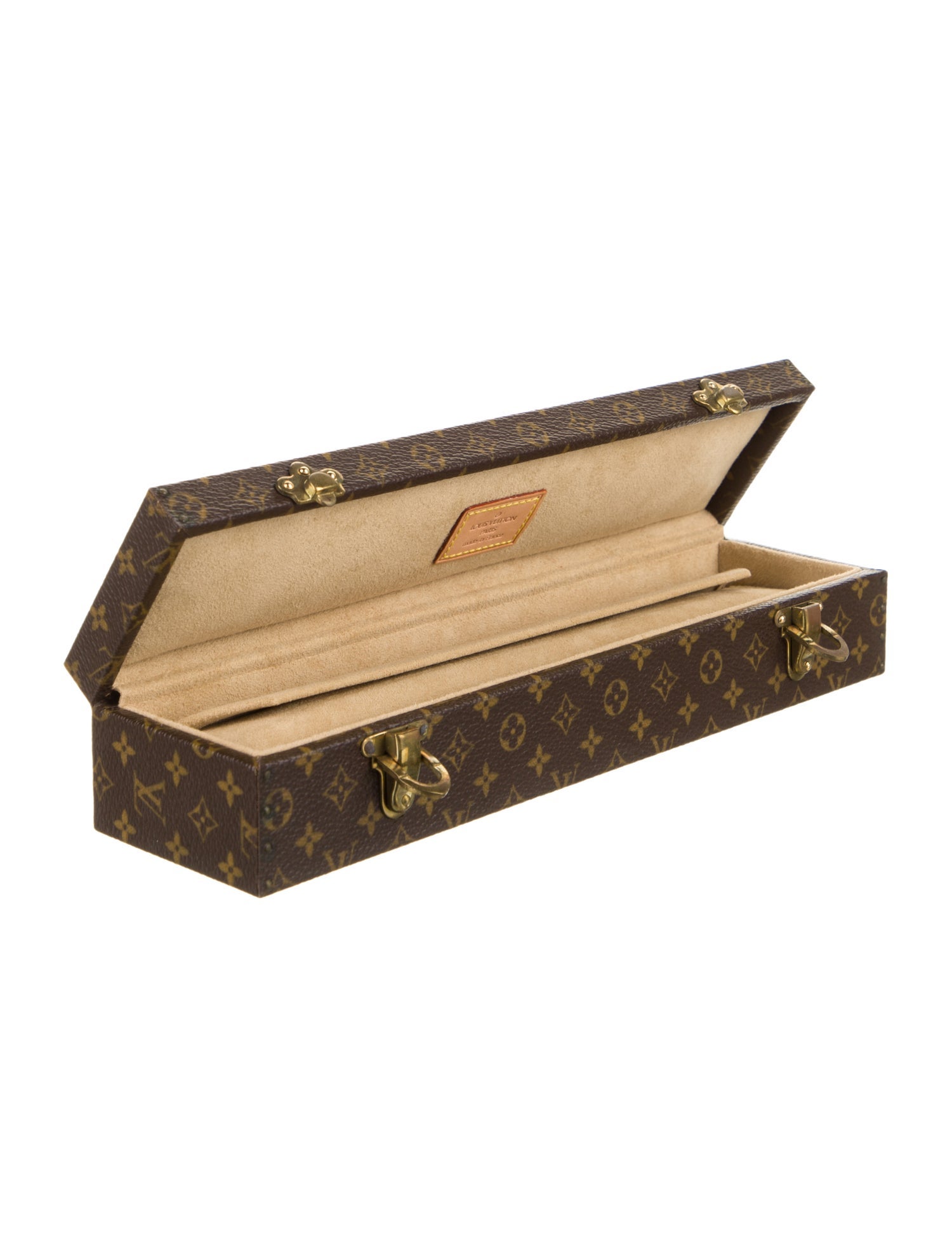 Louis Vuitton Vintage Monogram Mini Trunk Watch Case
