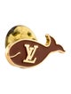 Louis Vuitton Enamel LV Whale Lapel Pin