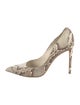 Louis Vuitton Snakeskin Animal Print Pumps