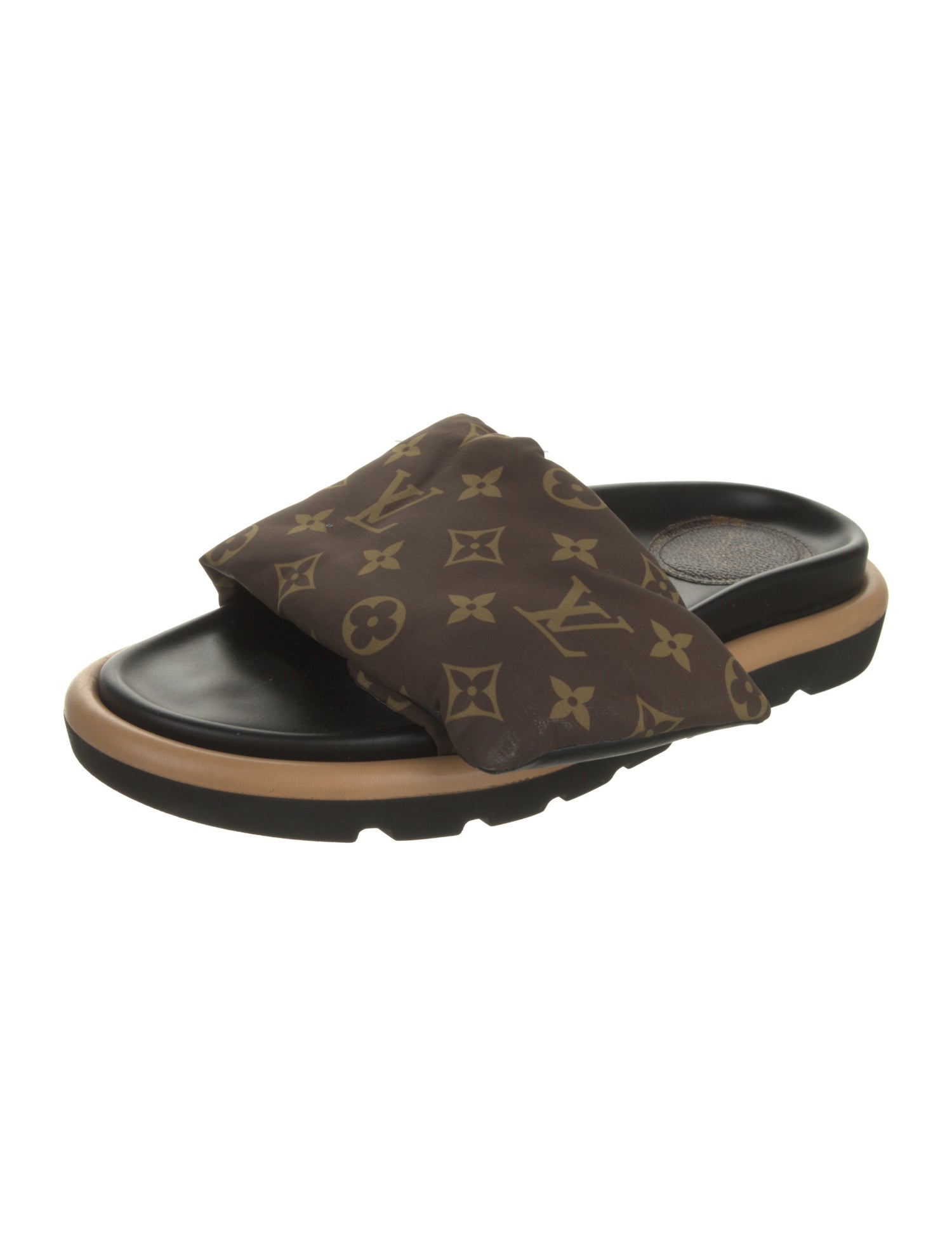Louis Vuitton LV Monogram Nylon Slides