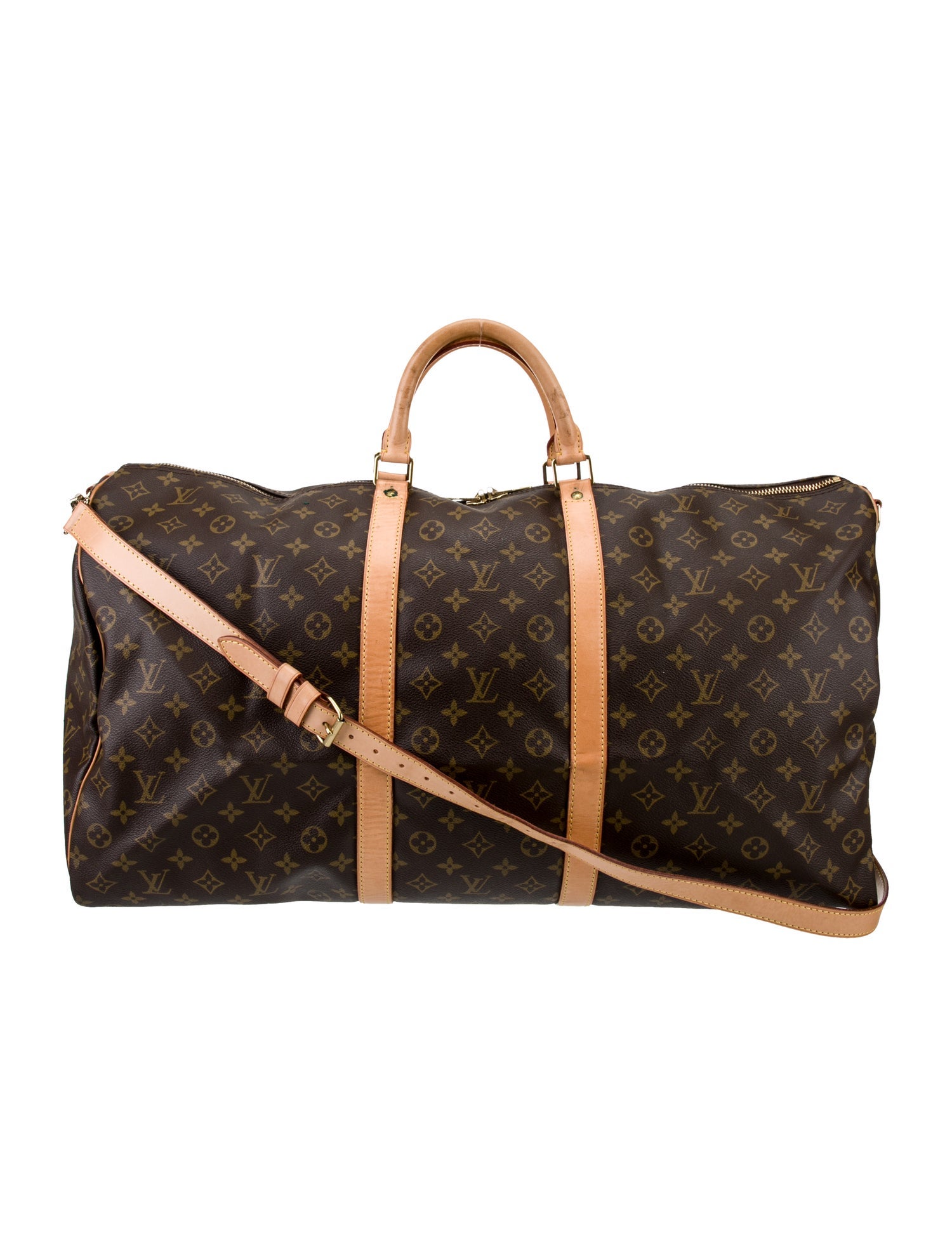 Louis Vuitton LV Monogram Keepall Bandouliere 60 Vintage