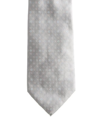 Louis Vuitton Pattern Print Silk Tie