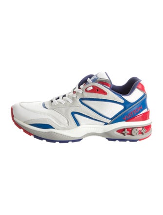 Louis Vuitton LV Monogram Embroidered Accent Athletic Sneakers