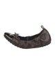 Louis Vuitton LV Monogram Bow Accents Ballet Flats