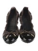 Louis Vuitton LV Monogram Bow Accents Ballet Flats