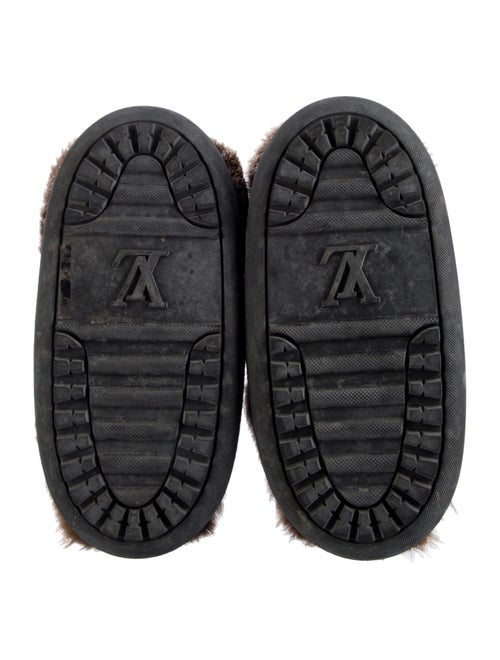 Louis Vuitton LV Monogram Leather Lace-Up Boots