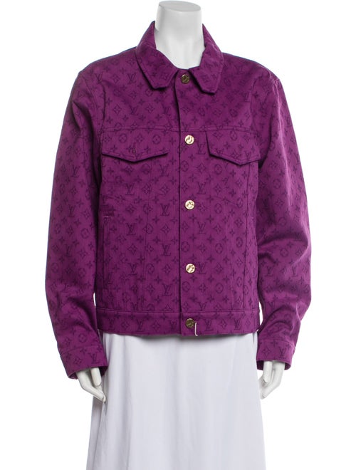 Louis Vuitton Monogram Pattern Trucker Jacket