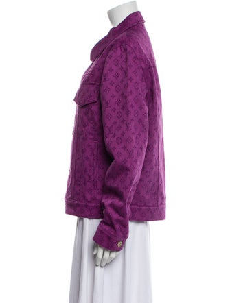 Louis Vuitton Monogram Pattern Trucker Jacket