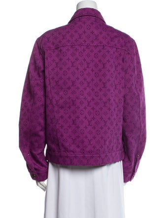 Louis Vuitton Monogram Pattern Trucker Jacket