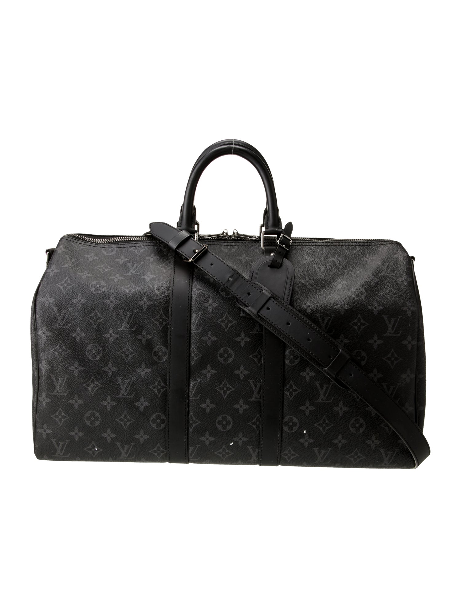 Louis Vuitton Monogram Eclipse Keepall Bandouliere 45