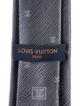 Louis Vuitton Silk Patterned Print Tie