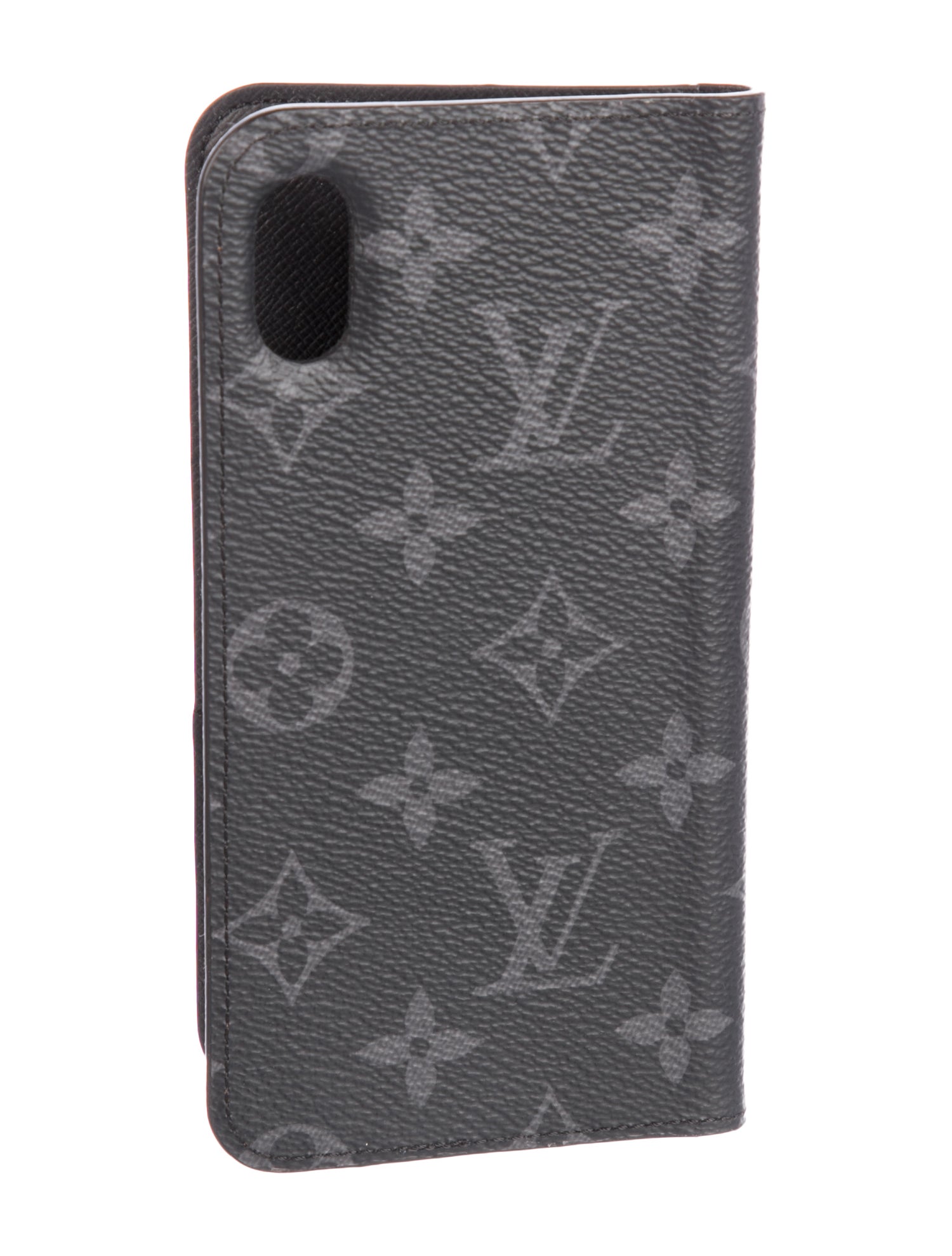 Louis Vuitton Monogram Eclipse iPhone X Folio Case