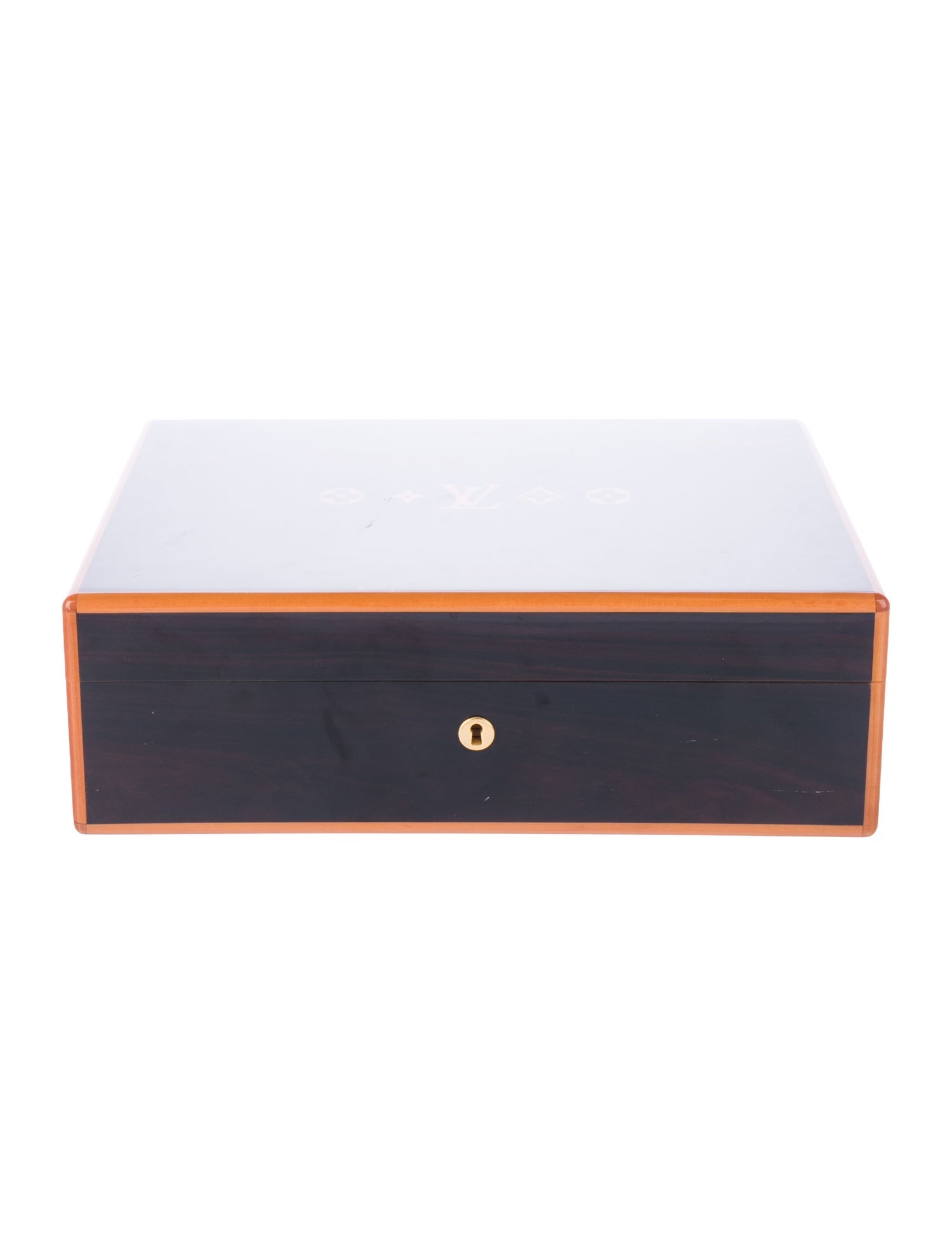 Louis Vuitton Mahogany Humidor 75 Cigar Box