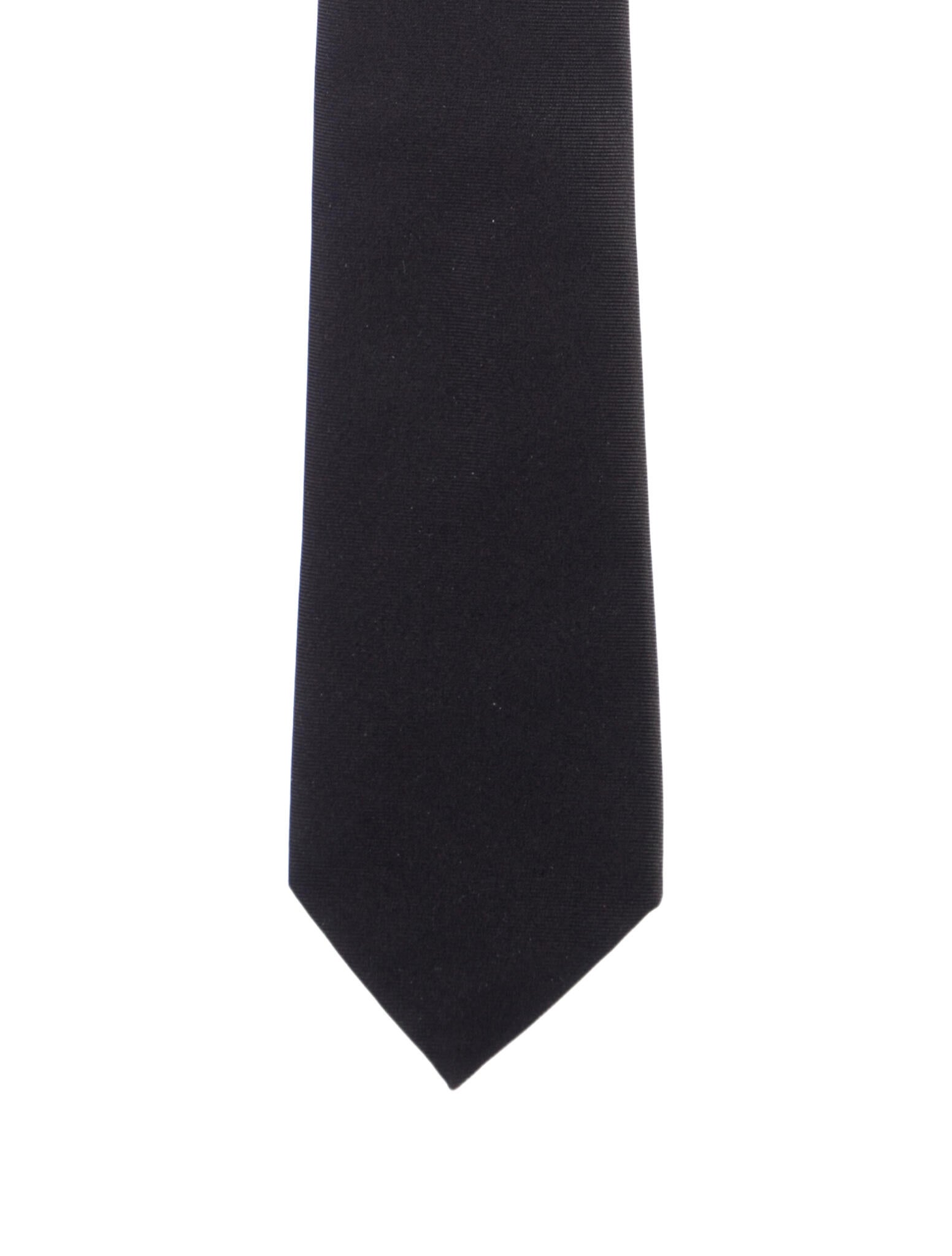 Louis Vuitton Silk Embroidered Logo Accent Tie w/ TAGS