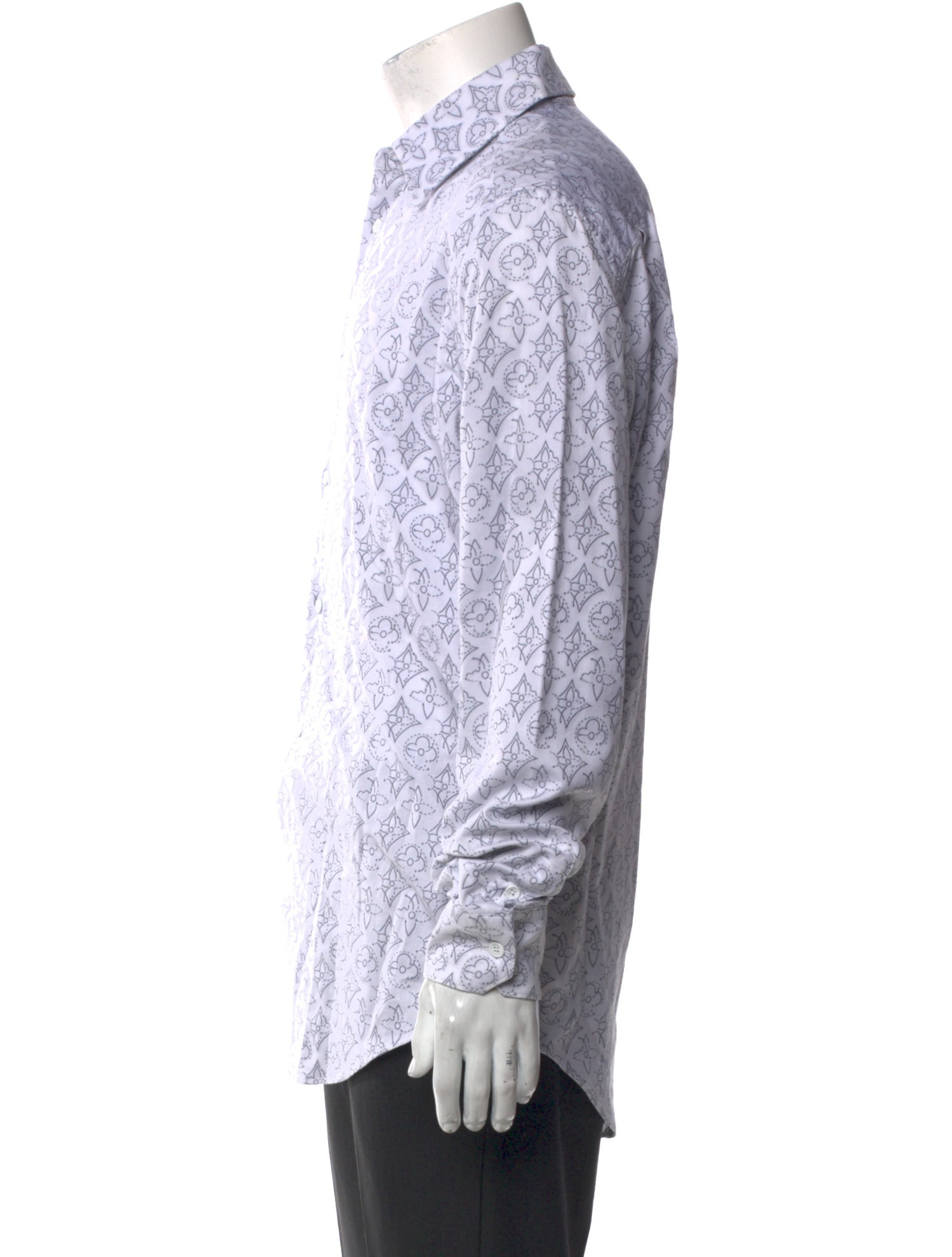 Louis Vuitton 2021 Monogram Pattern Shirt