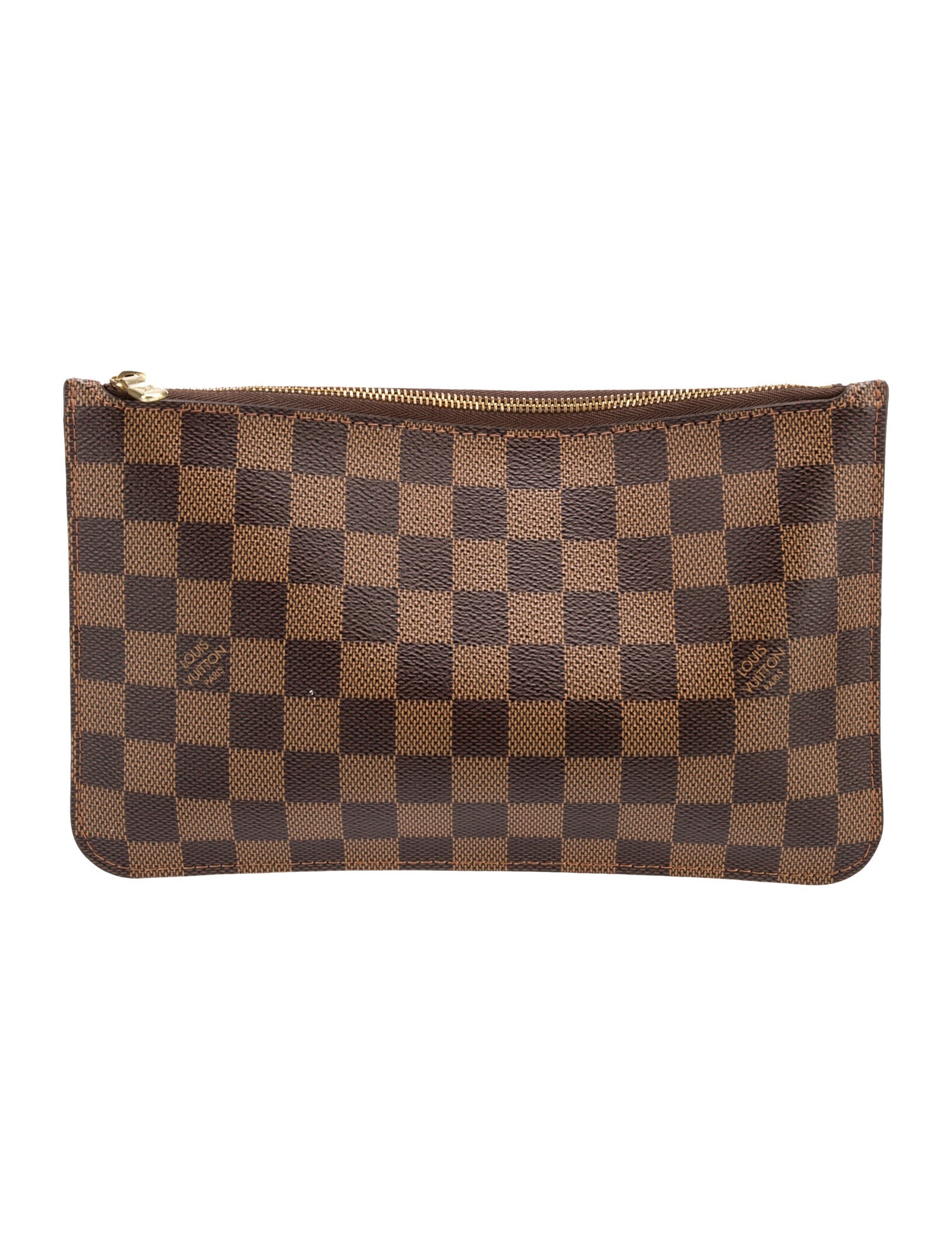 Louis Vuitton Damier Ebene Neverfull Pouch PM