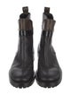 Louis Vuitton LV Monogram Leather Combat Boots