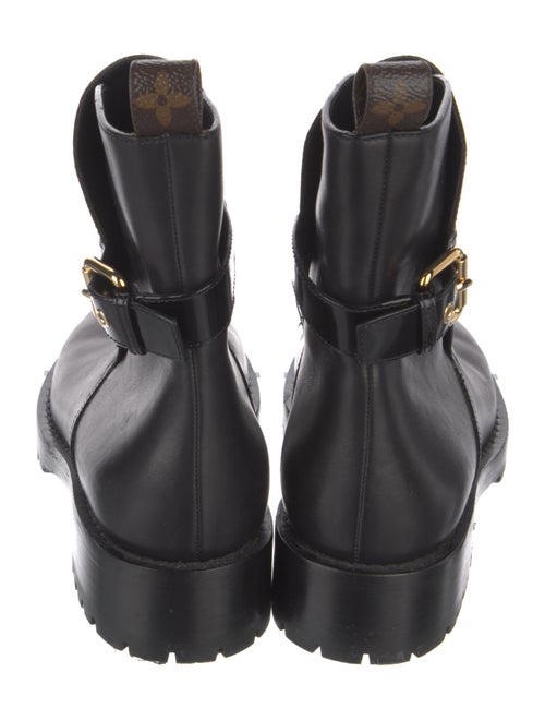 Louis Vuitton LV Monogram Leather Combat Boots