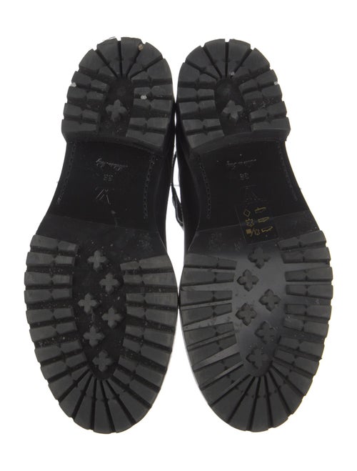 Louis Vuitton LV Monogram Leather Combat Boots