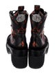 Louis Vuitton Catogram Print Printed Combat Boots