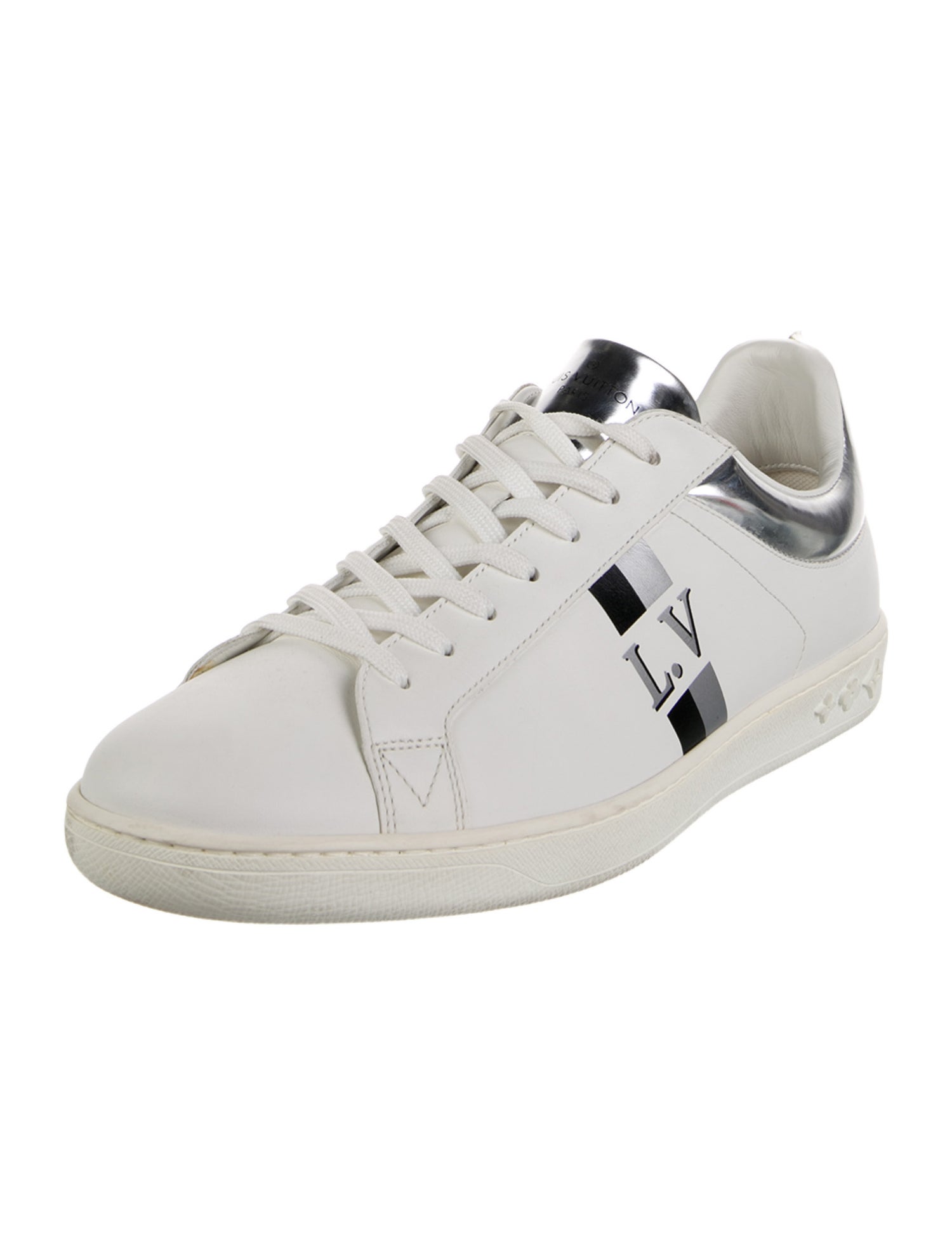 Louis Vuitton Leather Printed Sneakers
