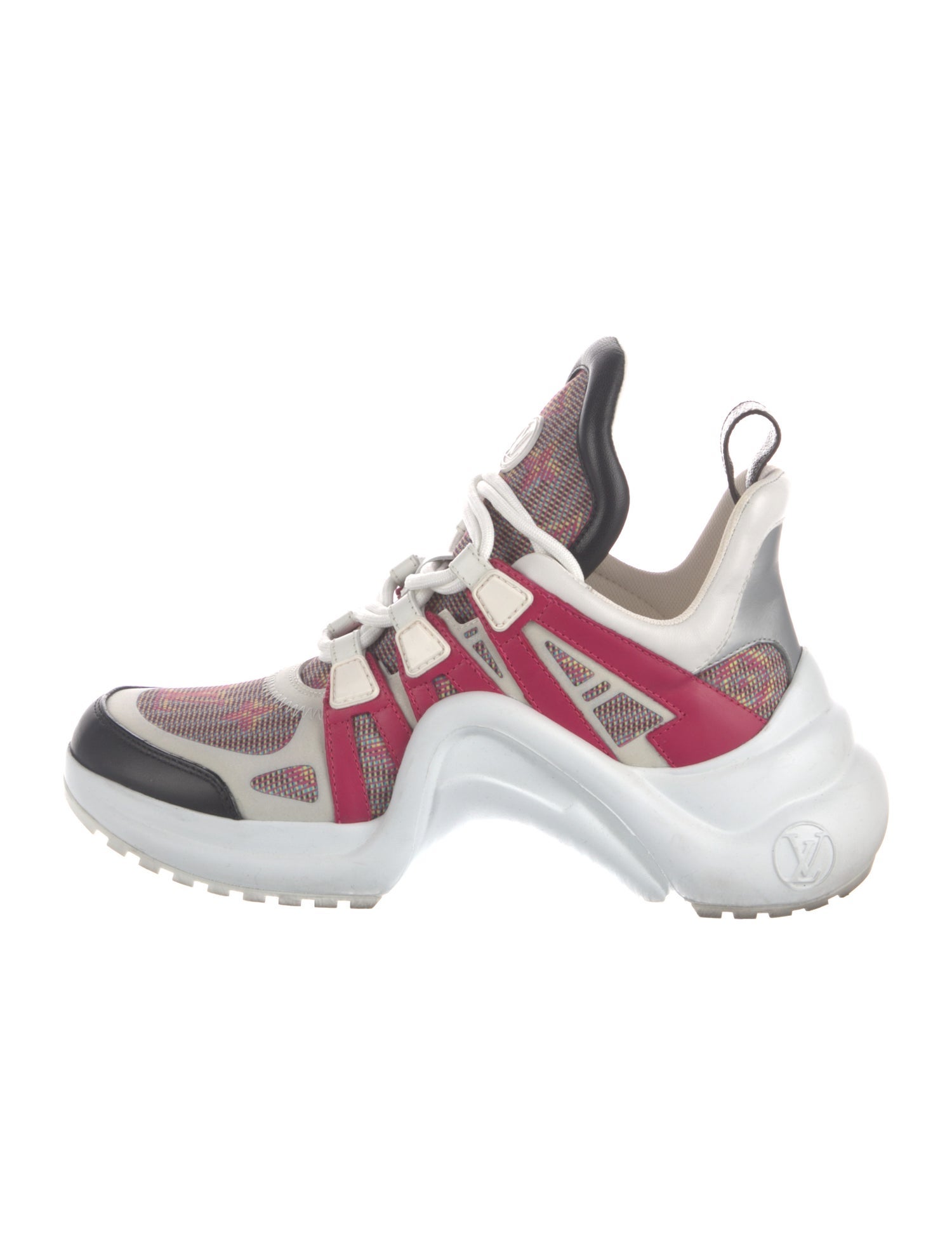 Louis Vuitton LV Monogram Leather Chunky Sneakers