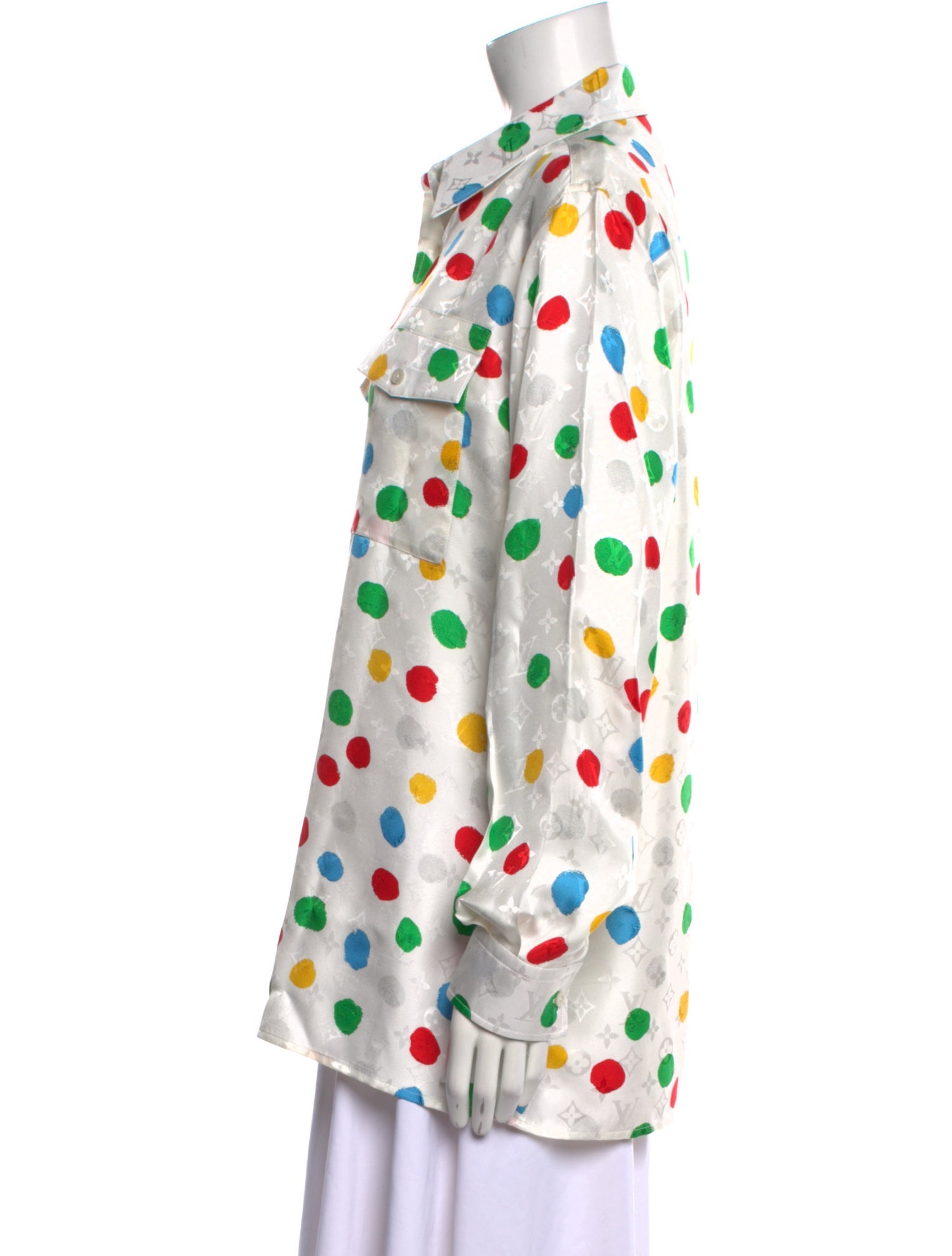 Louis Vuitton Yayoi Kusama Painted Dots Polka Dot Print Tunic