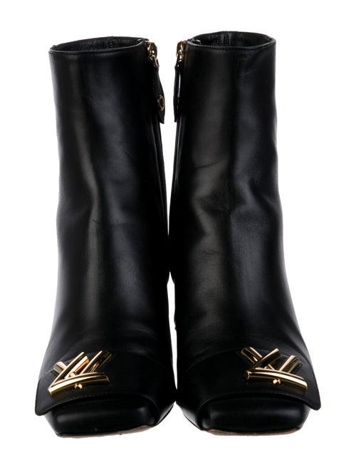 Louis Vuitton Monogram Pattern Leather Boots