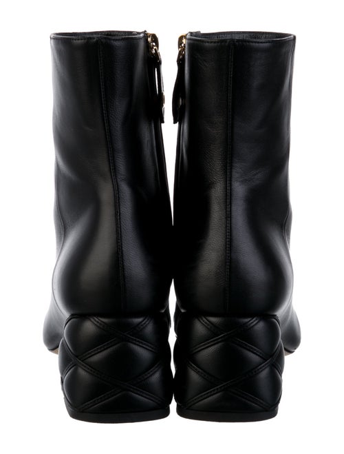 Louis Vuitton Monogram Pattern Leather Boots