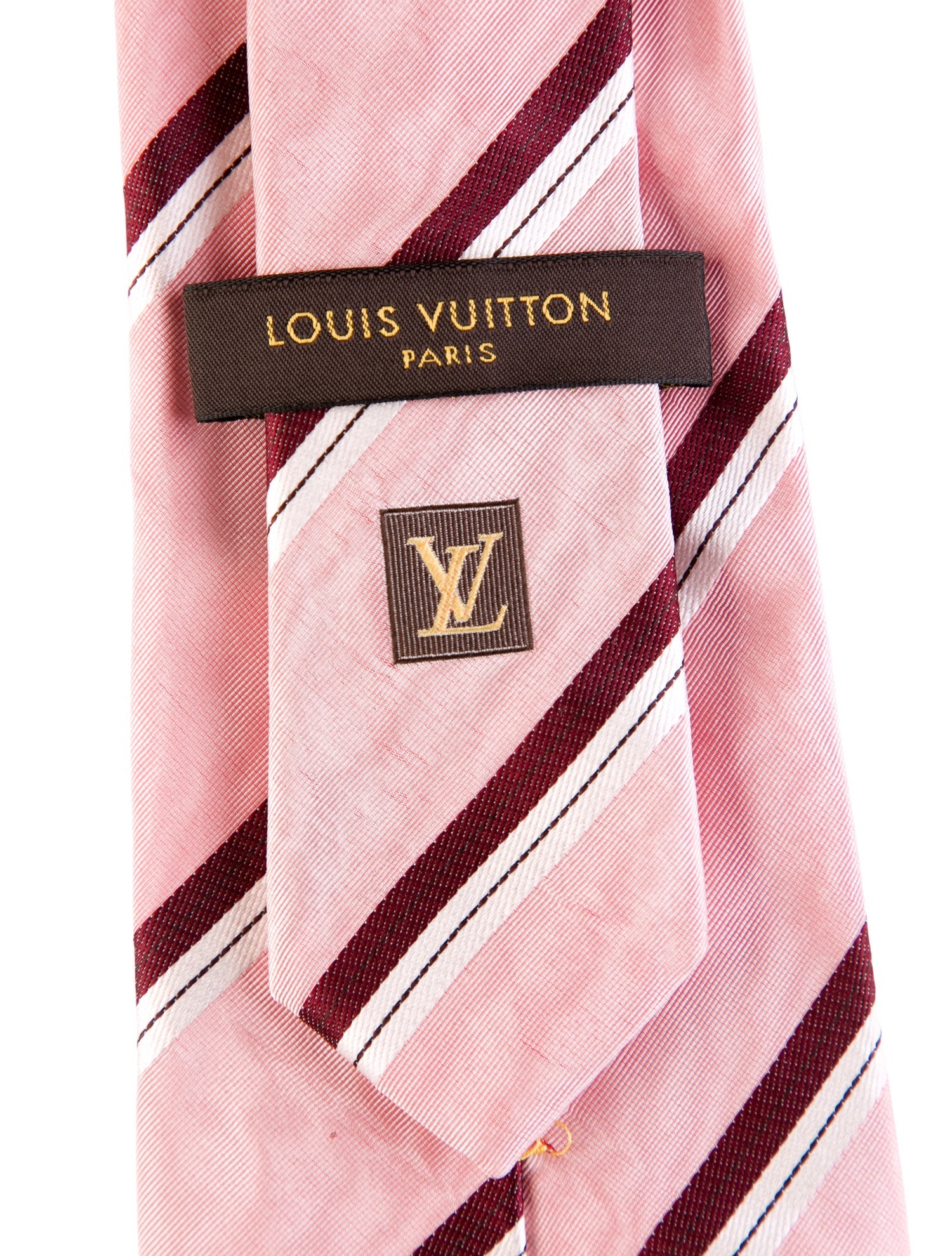 Louis Vuitton Pattern Print Silk Tie