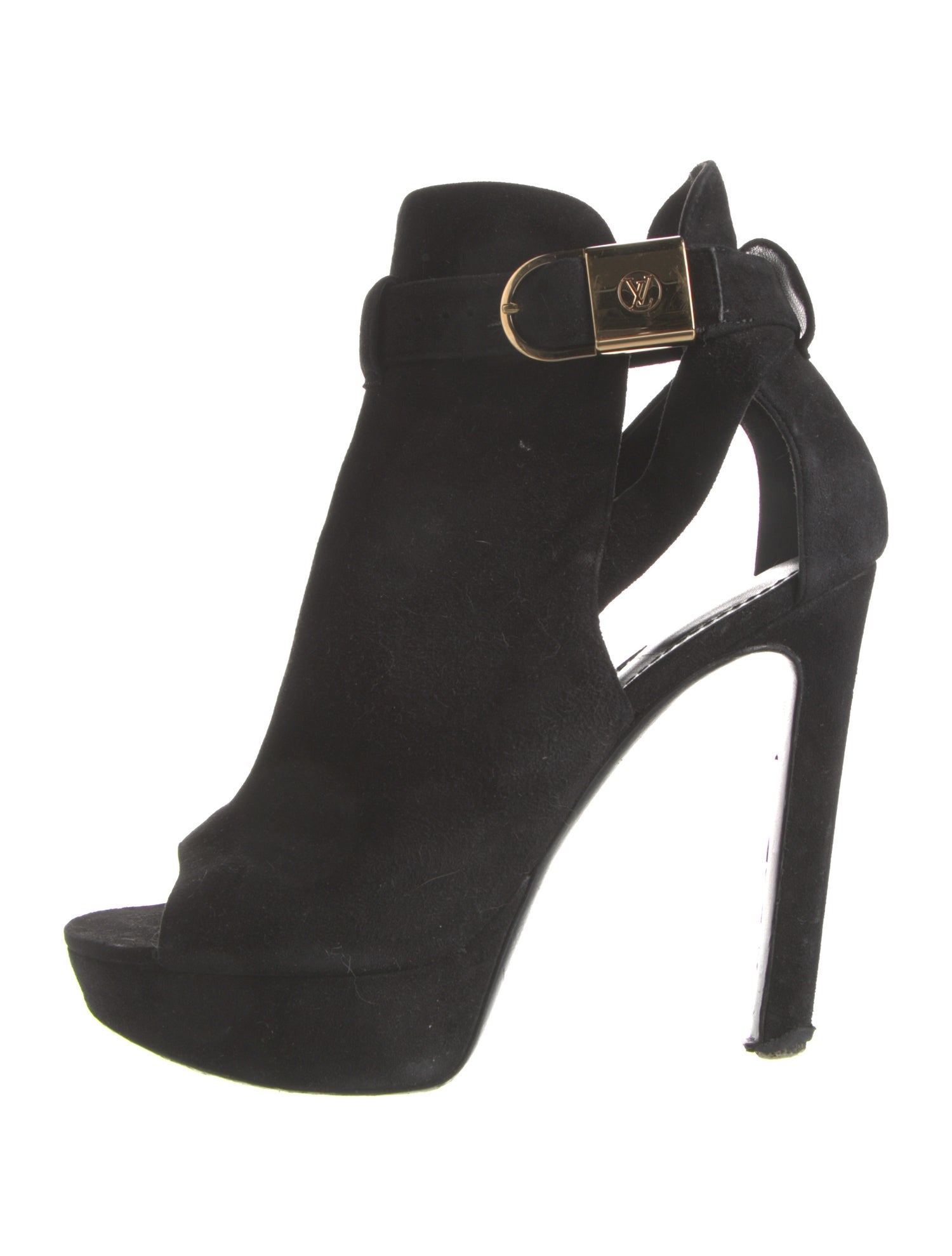 Louis Vuitton Suede Slingback Pumps