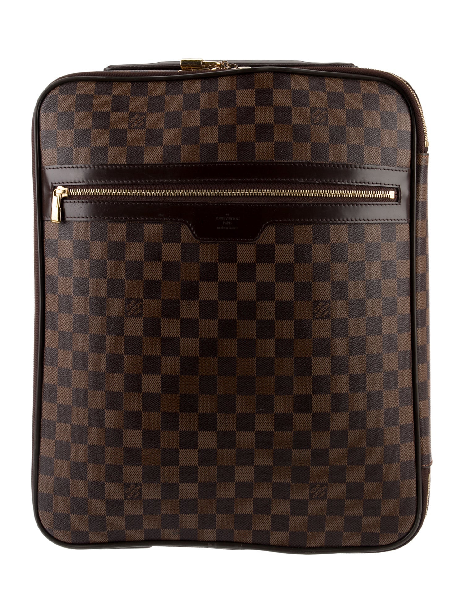 Louis Vuitton Pegase 45 Damier Ebene Rolling Travel Bag