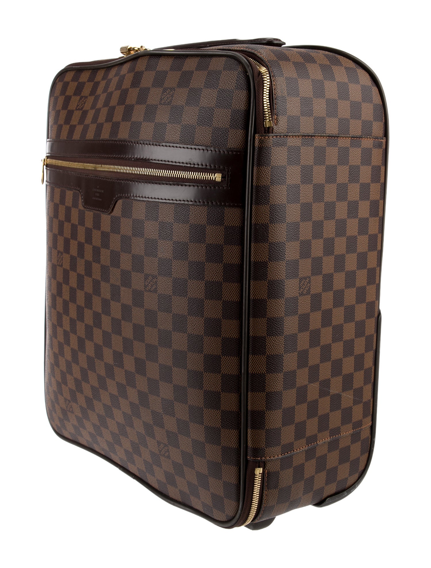 Louis Vuitton Pegase 45 Damier Ebene Rolling Travel Bag