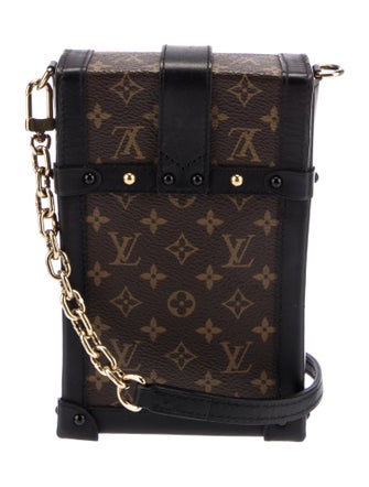 Louis Vuitton LV Monogram Monogram Pochette Trunk Verticale Black Vertical