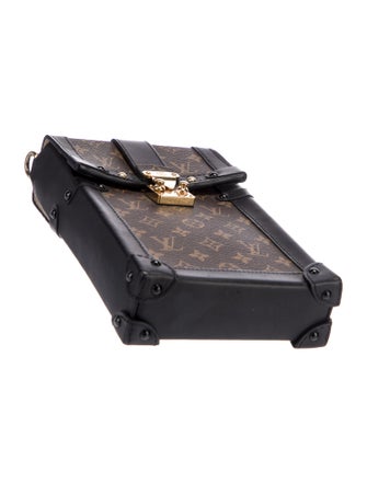 Louis Vuitton LV Monogram Monogram Pochette Trunk Verticale Black Vertical