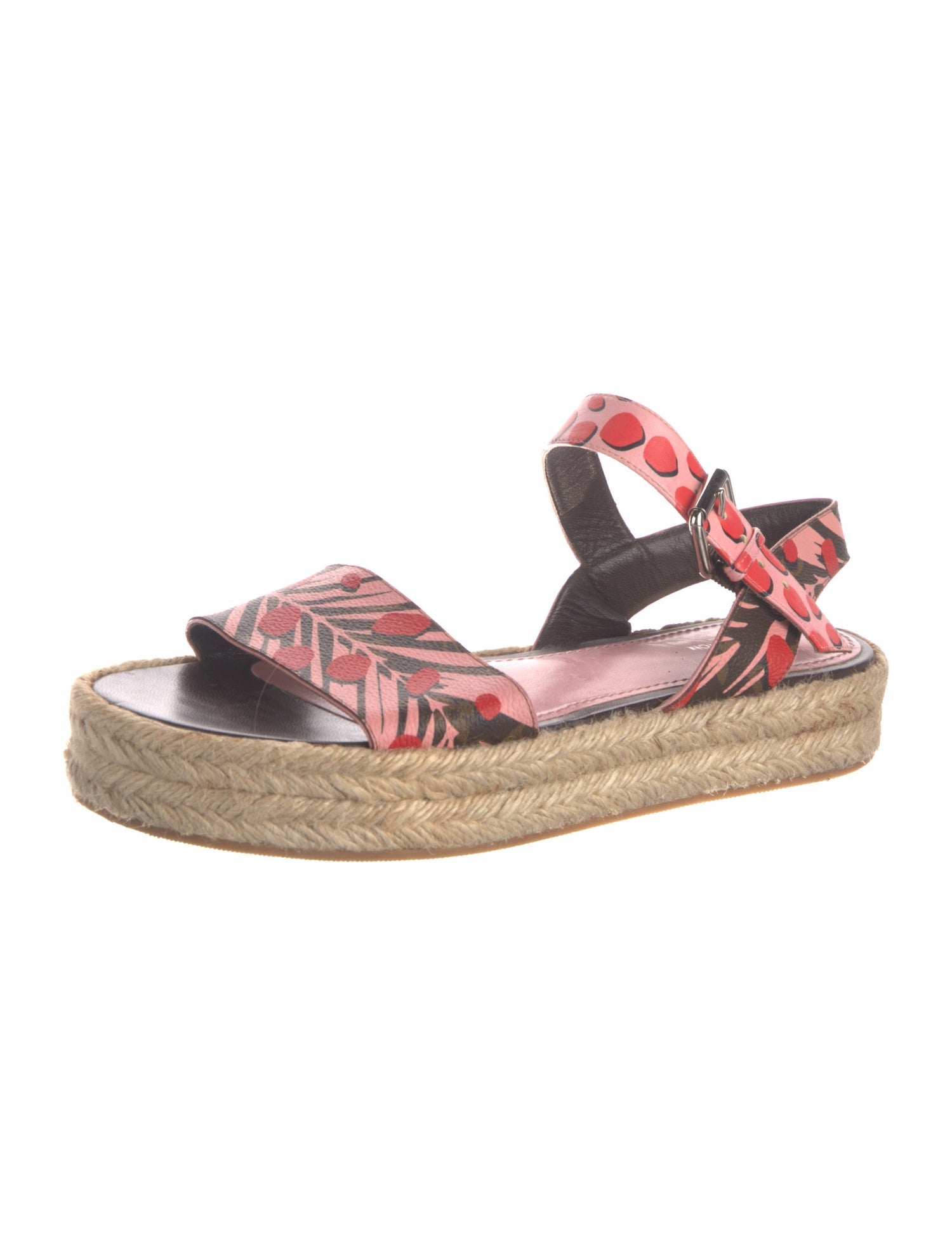 Louis Vuitton LV Monogram Leather Espadrilles