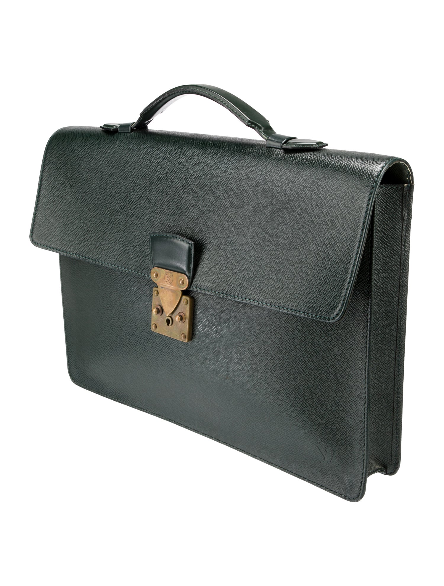 Louis Vuitton Taiga Leather Serviette Vintage