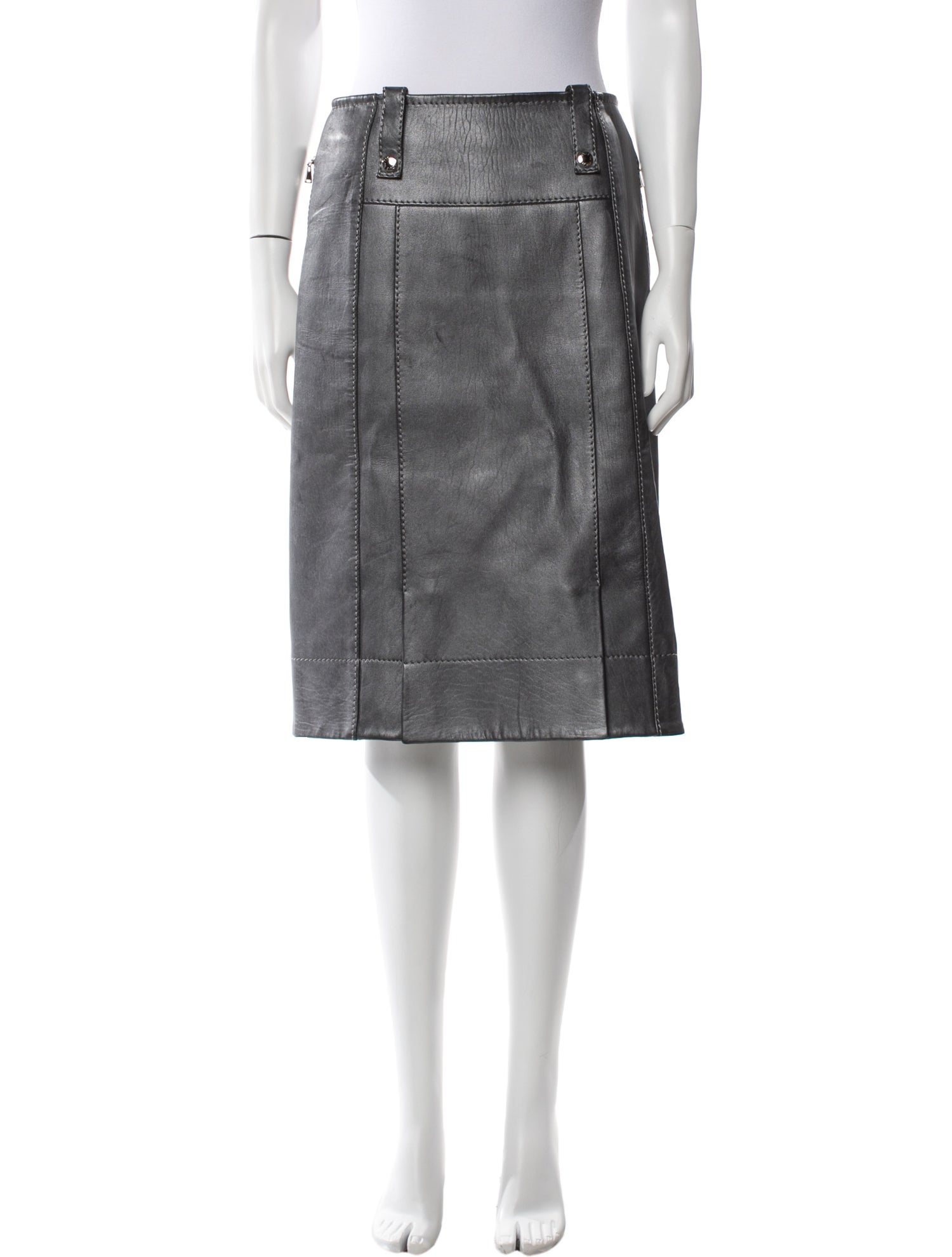 Louis Vuitton Vintage Knee-Length Skirt