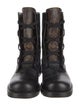 Louis Vuitton LV Monogram Leather Combat Boots