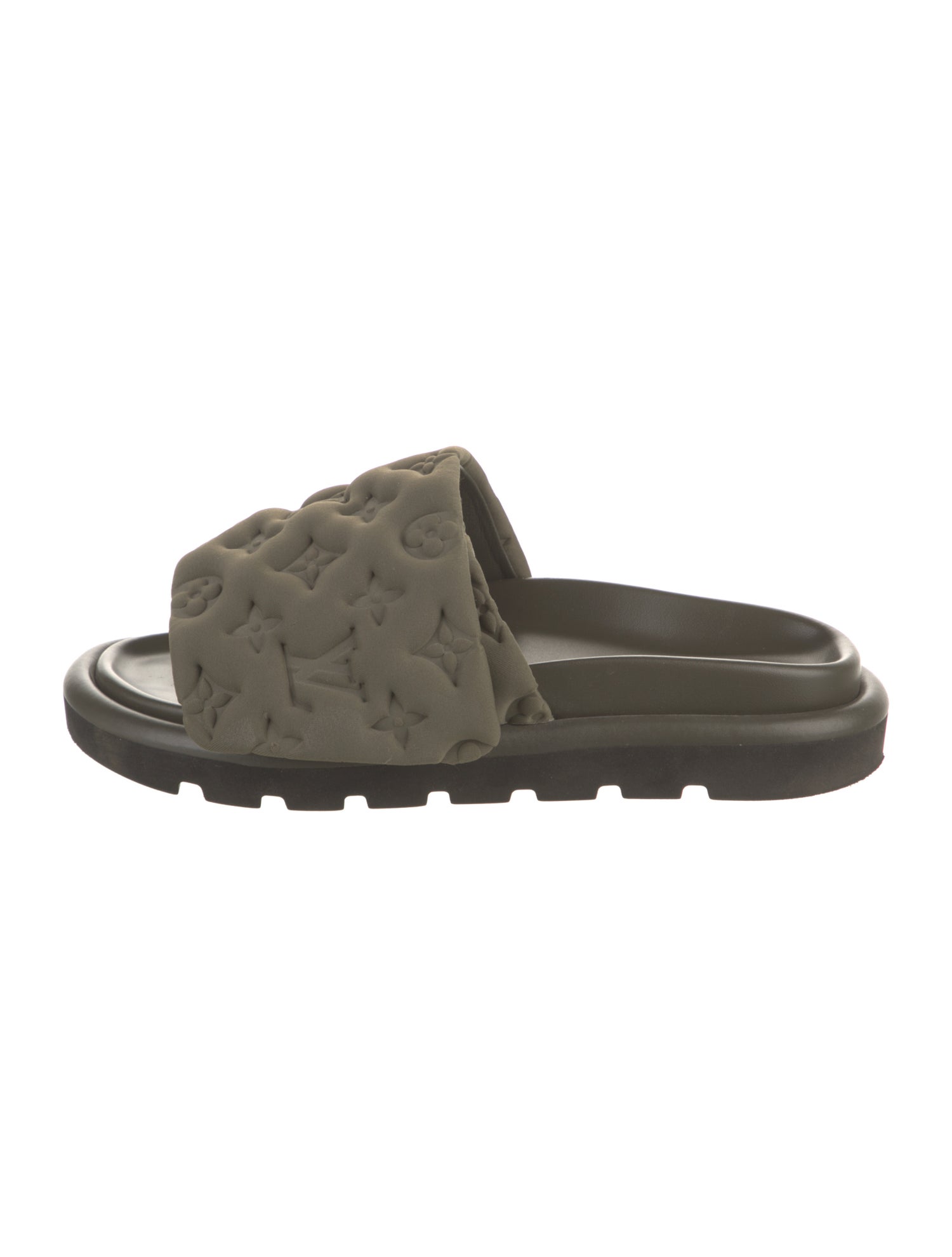 Louis Vuitton Lock It Monogram Sandals - Blue Sandals, Shoes