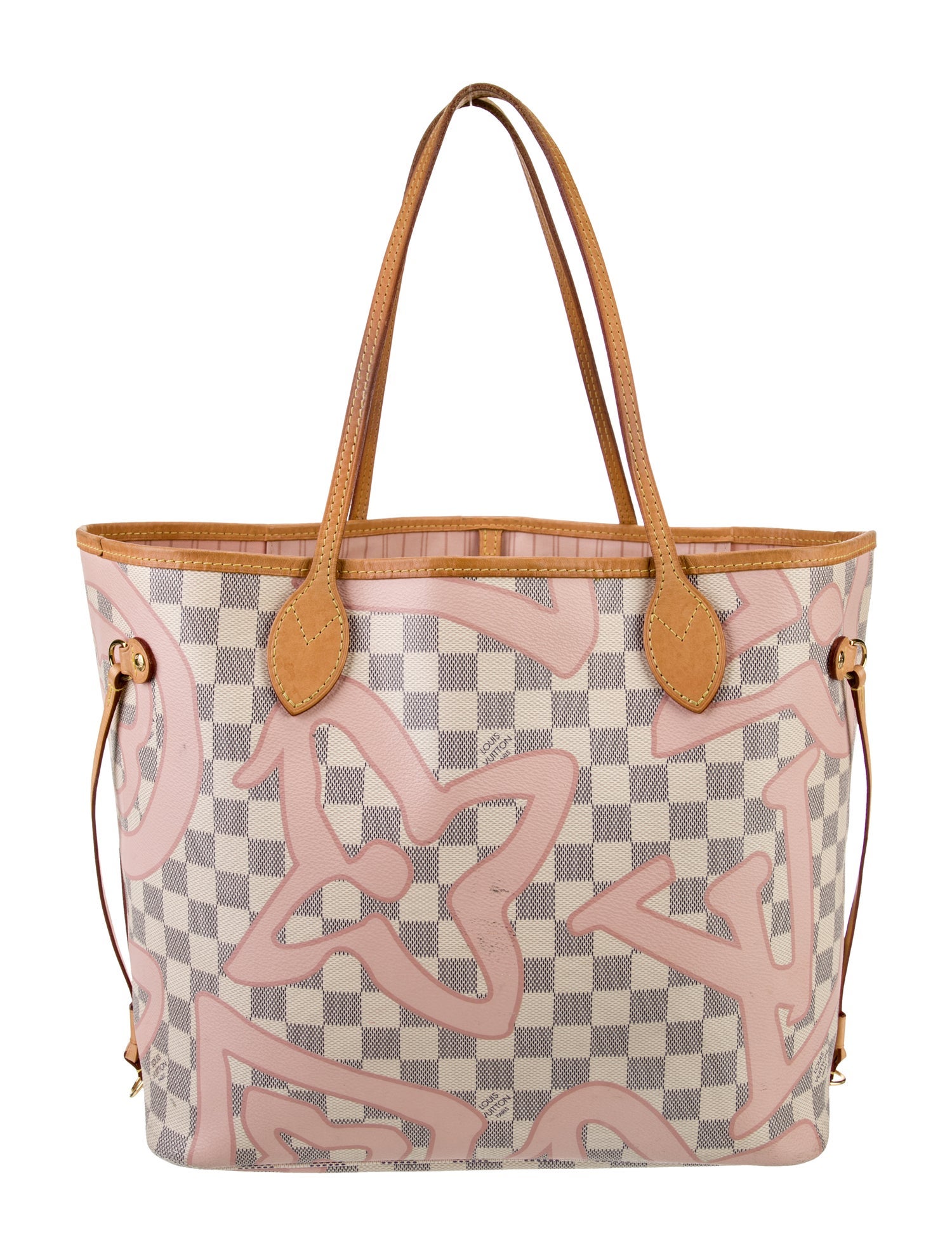 Louis Vuitton Damier Azur Limited Edition Damier Tahitienne MM Neverfull NM Tote Bag