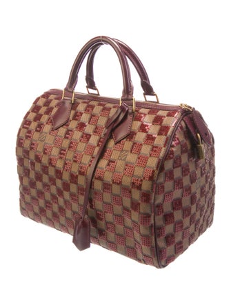 Louis Vuitton Limited Edition Damier Paillettes Speedy 30