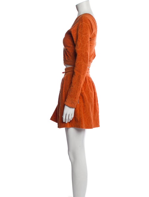 Louis Vuitton 2023 Terry Cloth Skirt Set