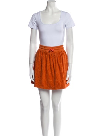 Louis Vuitton 2023 Terry Cloth Skirt Set