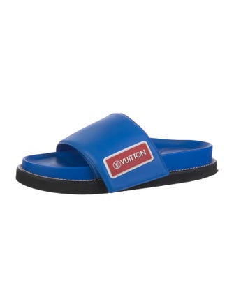 Louis Vuitton Leather Slides