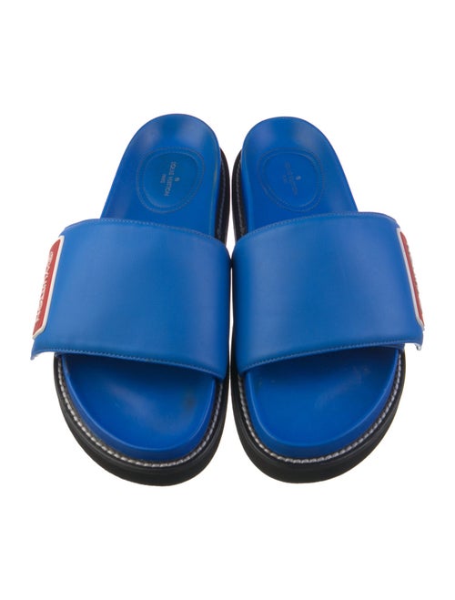 Louis Vuitton Leather Slides