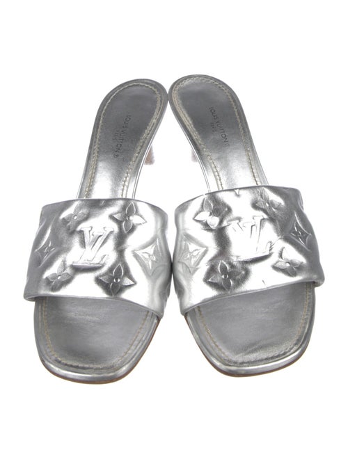 Louis Vuitton LV Monogram Leather Slides