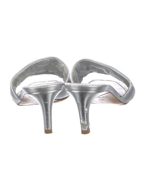 Louis Vuitton LV Monogram Leather Slides