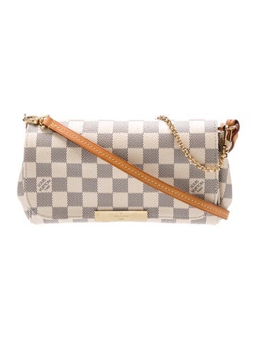 Louis Vuitton Crossbody Bags Damier Azur Favorite PM