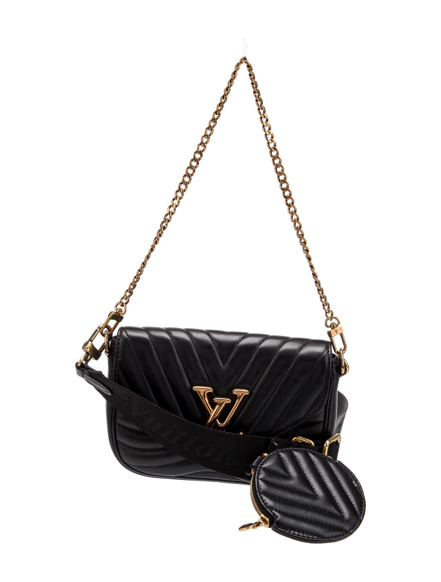 Louis Vuitton Taurillon Leather New Wave Multi Pochette